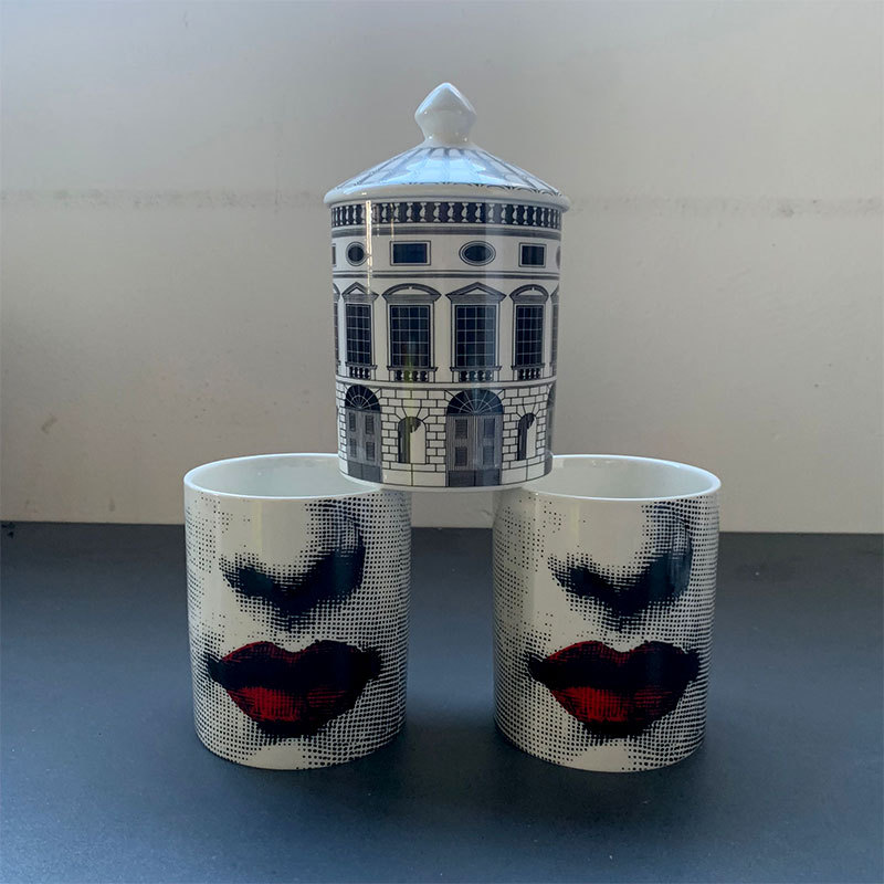 Candle Supplies Jars - Europese Gezicht Geurkaars Pot Architectonische Decoratie