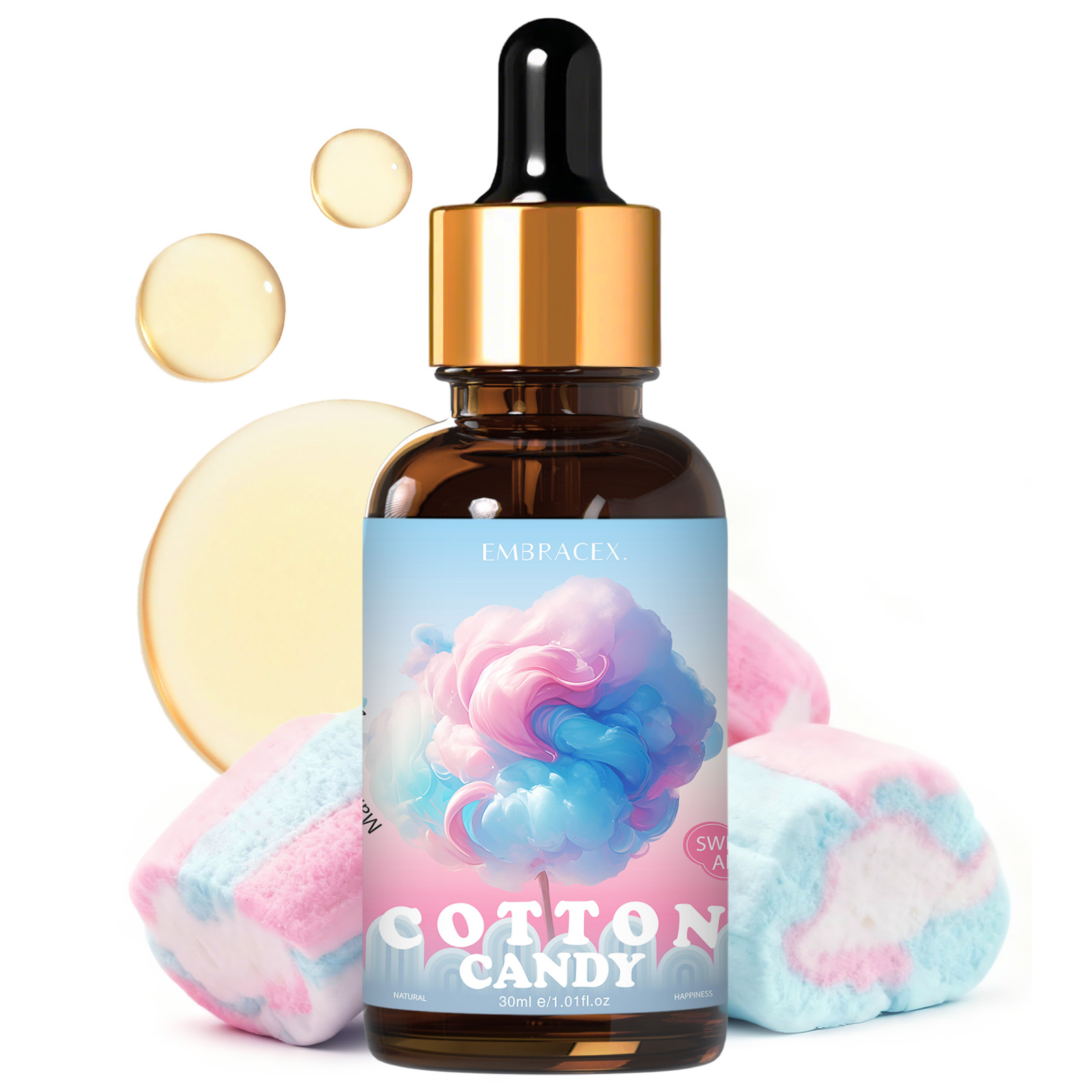 Candle Fragrance Supplies - 30ml Suikerspin etherische olie Autobenodigdheden, doe-het-zelf-projecten,