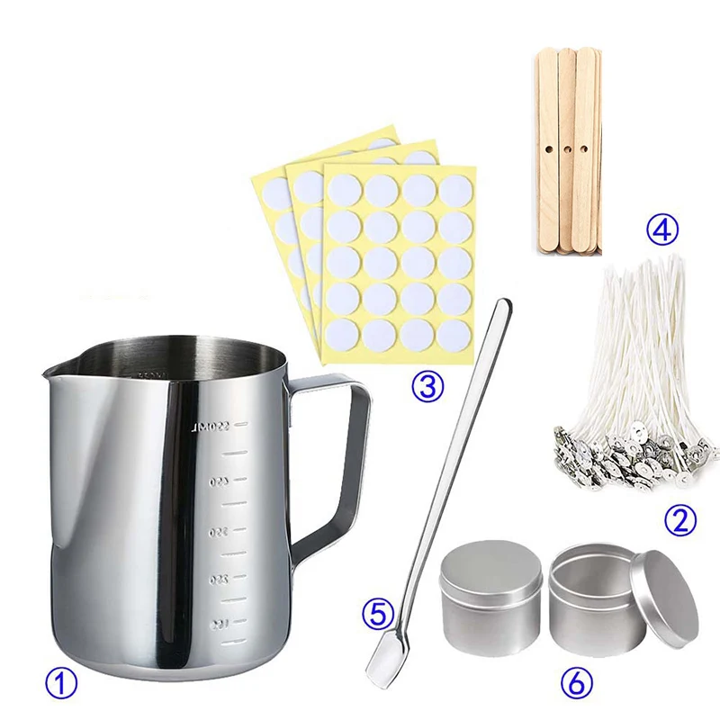 Candle Supplies Jars - Kaarsen maken benodigdheden Kit DIY kaarswas