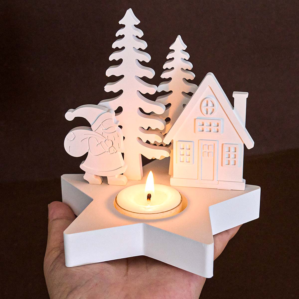 Candle Quotes - Kerst Decor Ster Kaarshouder Siliconen Mal