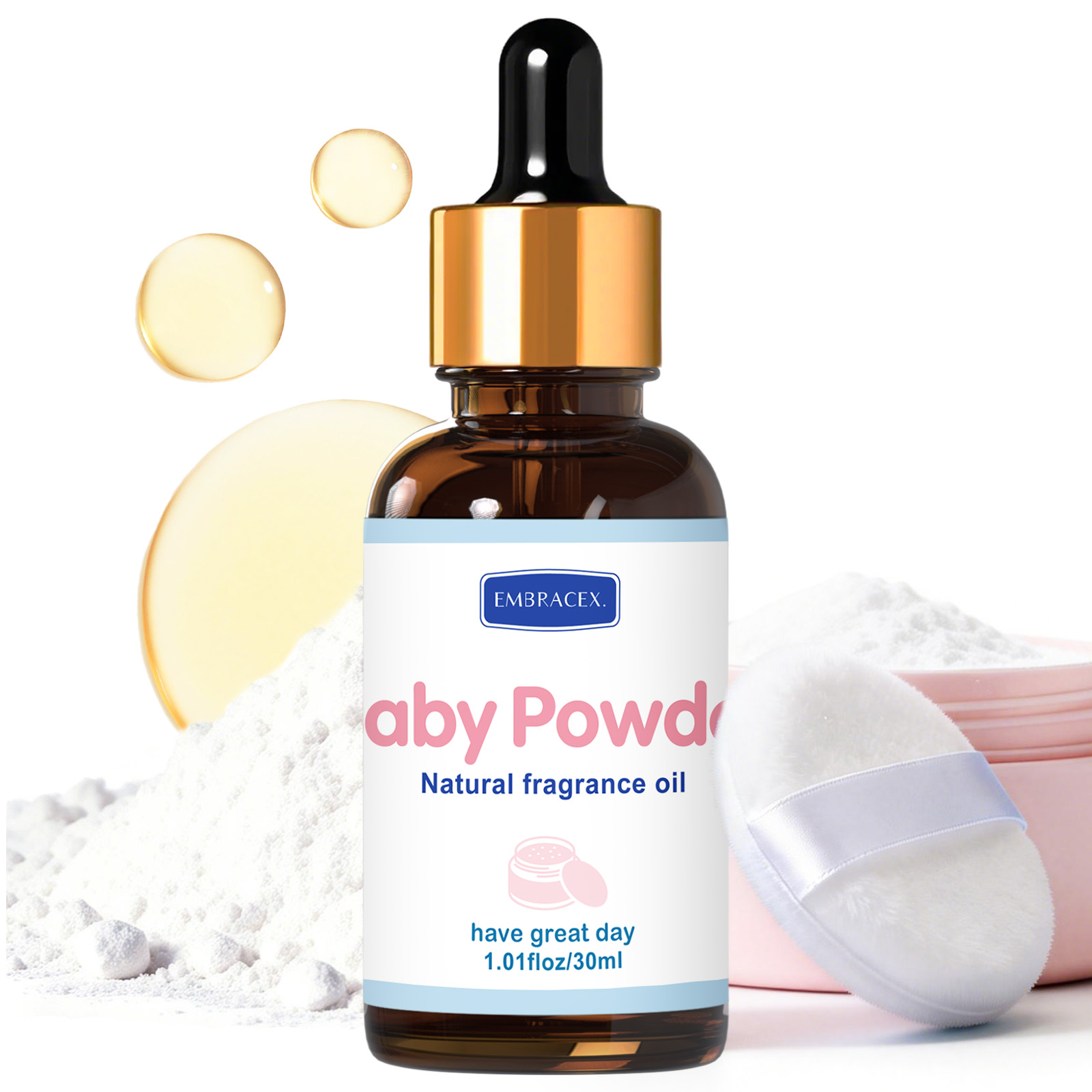 Candle Fragrance Supplies - 30ml Babypoeder etherische olie voor diffusers,