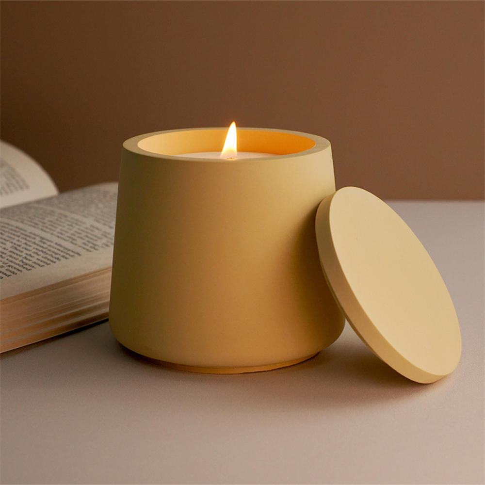 Candle Supplies Jars - Kaarspot Siliconen Mal Met Deksel DIY