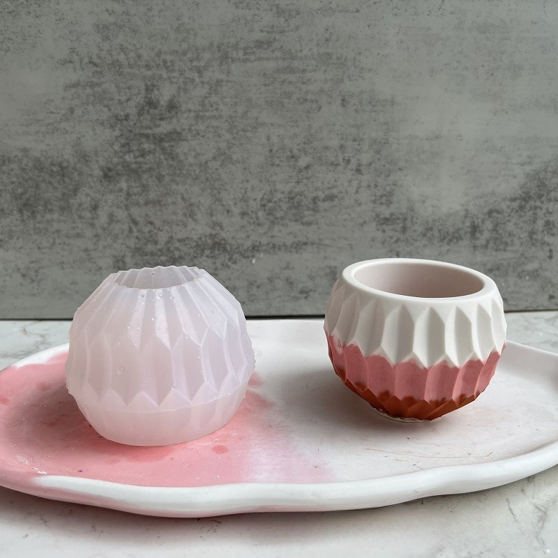Candle Supplies Jars - Kleine ronde vlees planter siliconen mal
