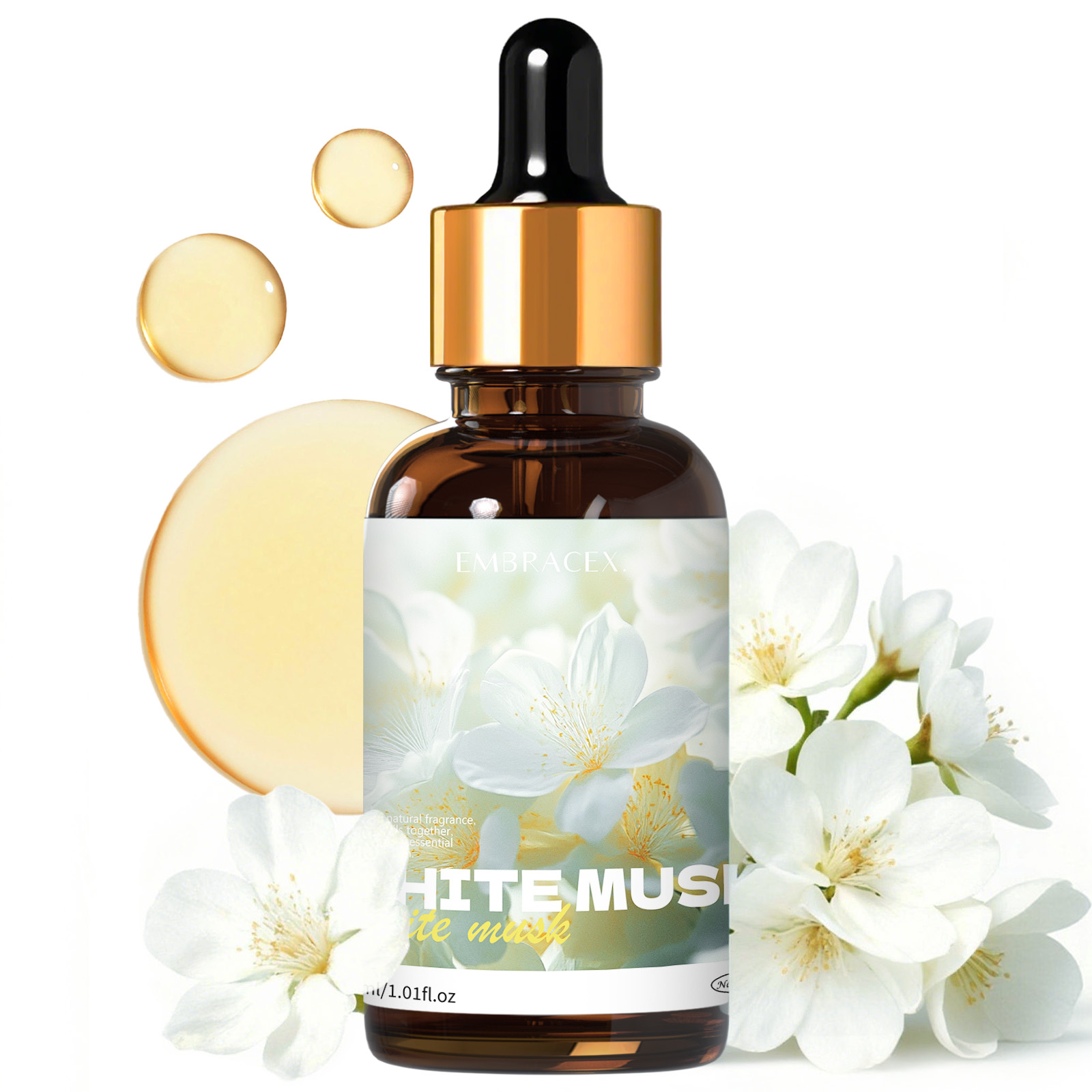 Candle Fragrance Supplies - 30ml Witte Muskus Essentiële Olie Autobenodigdheden,
