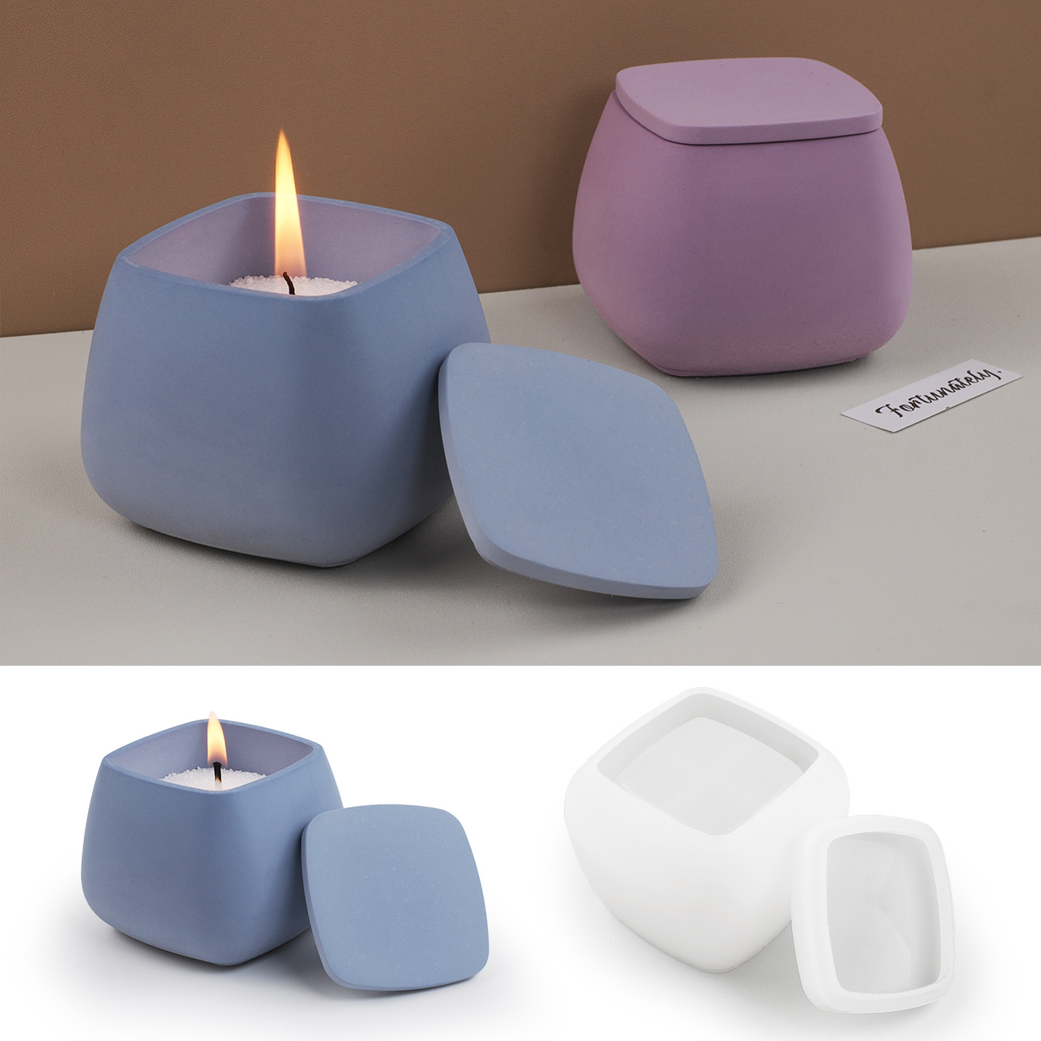 DIY Epoxy Cement Gips Silicone - Candle Supplies Jars recensie en prijs