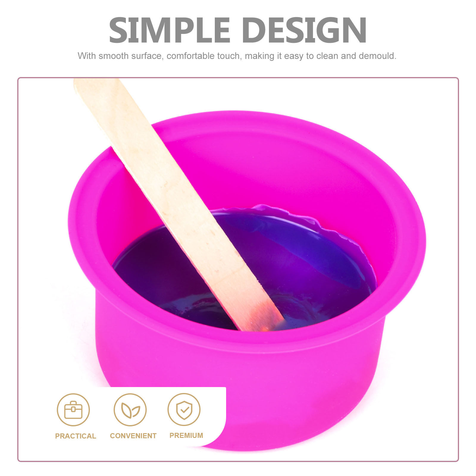 Roze siliconen was-smeltpot Hi - Wax Melting Pot recensie en prijs
