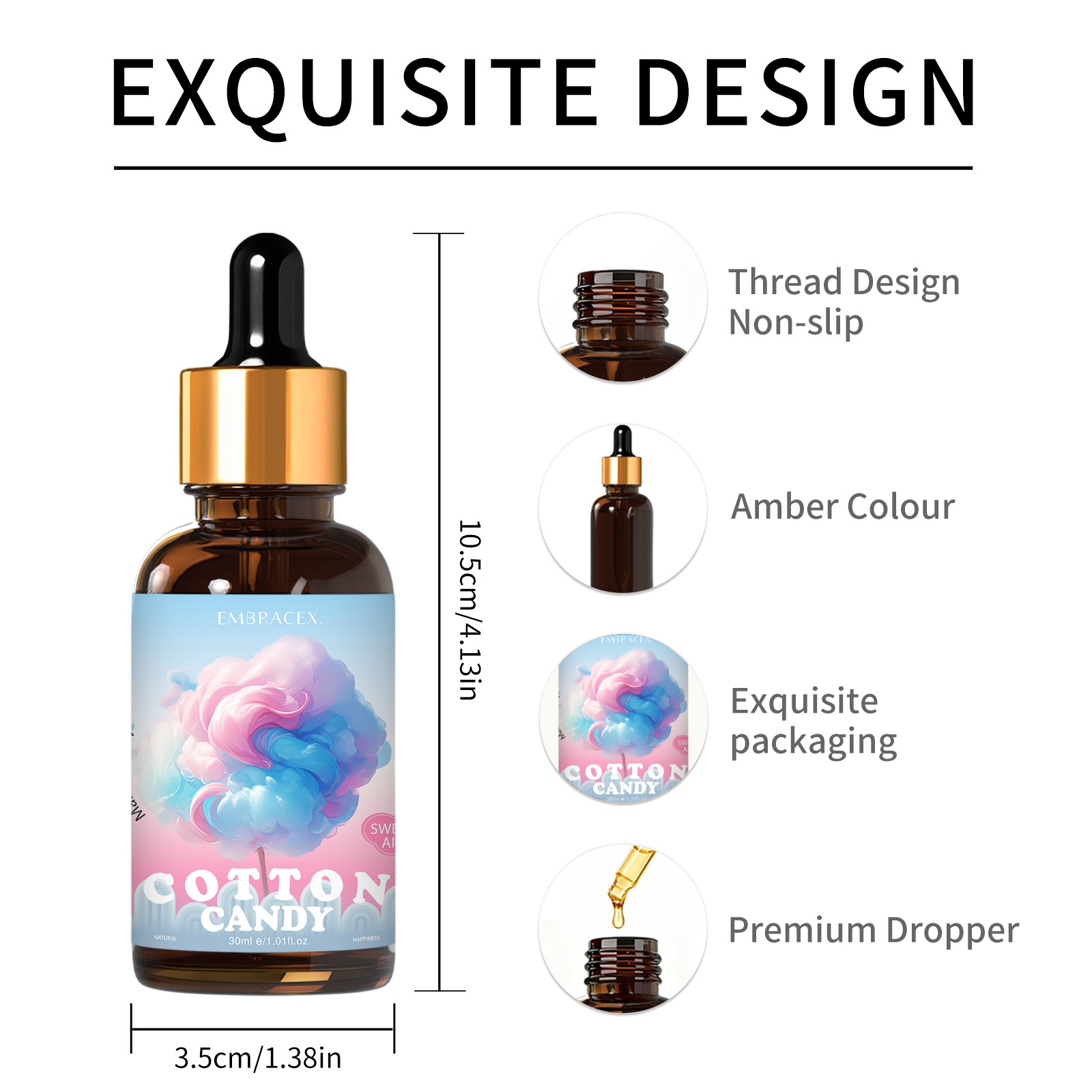 30ml Suikerspin etherische oli - Candle Fragrance Supplies recensie en prijs