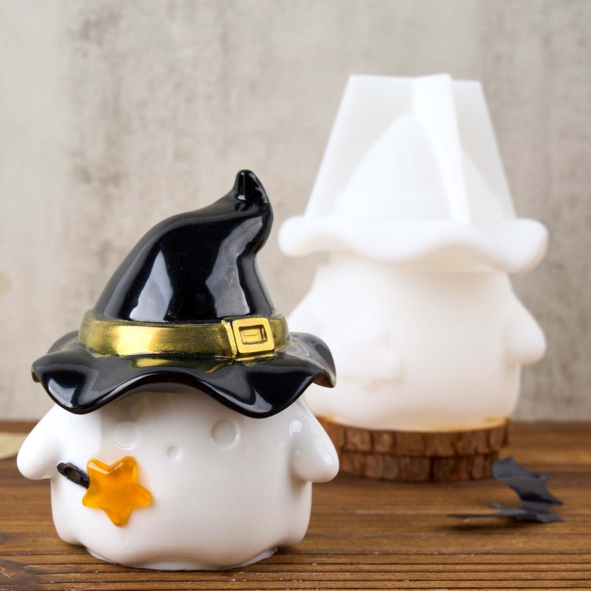 Hoed Ghost Kaars Pot Siliconen - Candle Supplies Jars recensie en prijs
