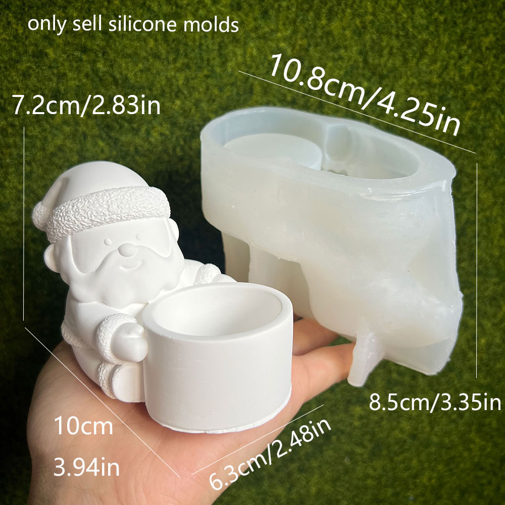 DIY Kerstman Kandelaar Silicon - Candle Quotes recensie en prijs