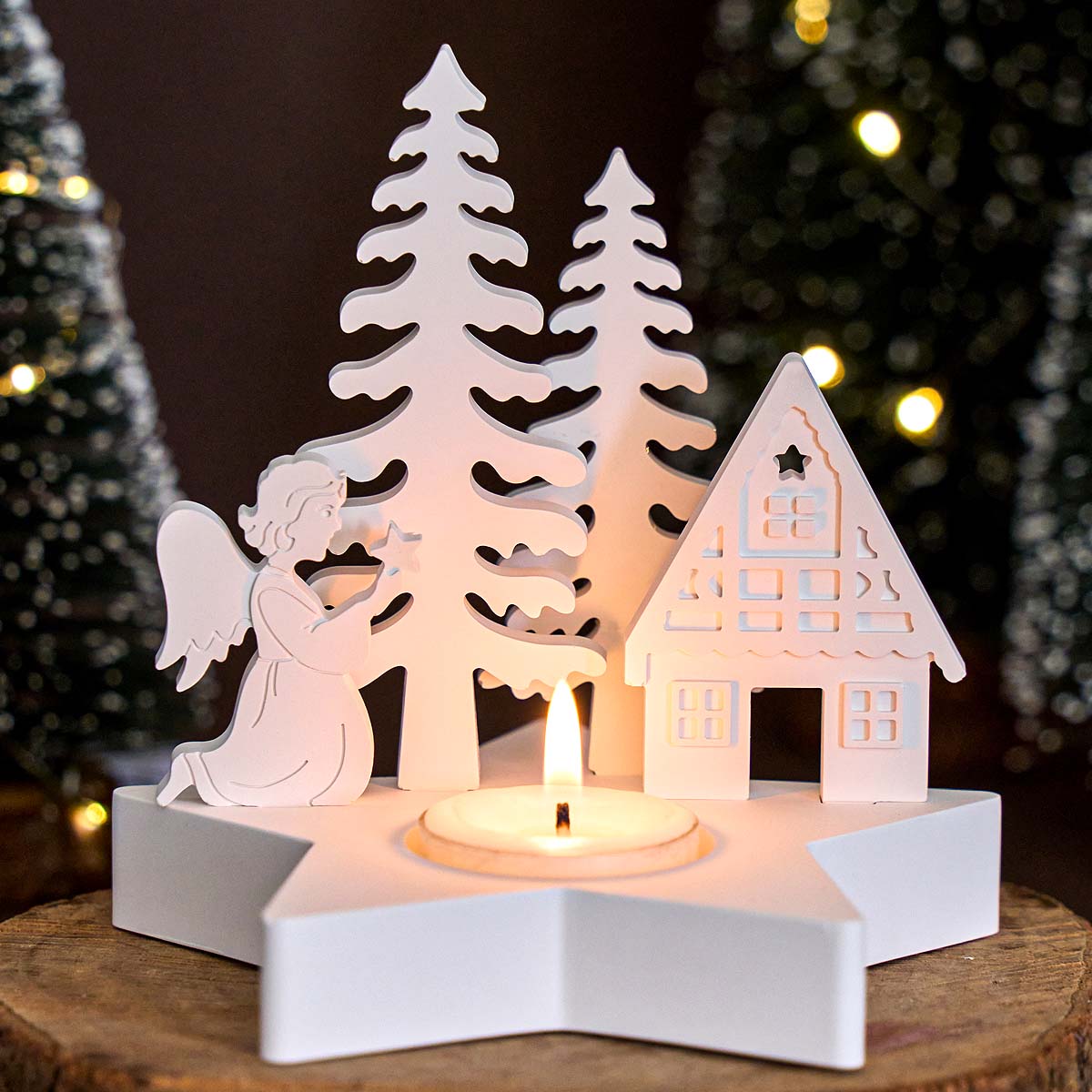 Kerst Decor Ster Kaarshouder S - Candle Quotes recensie en prijs