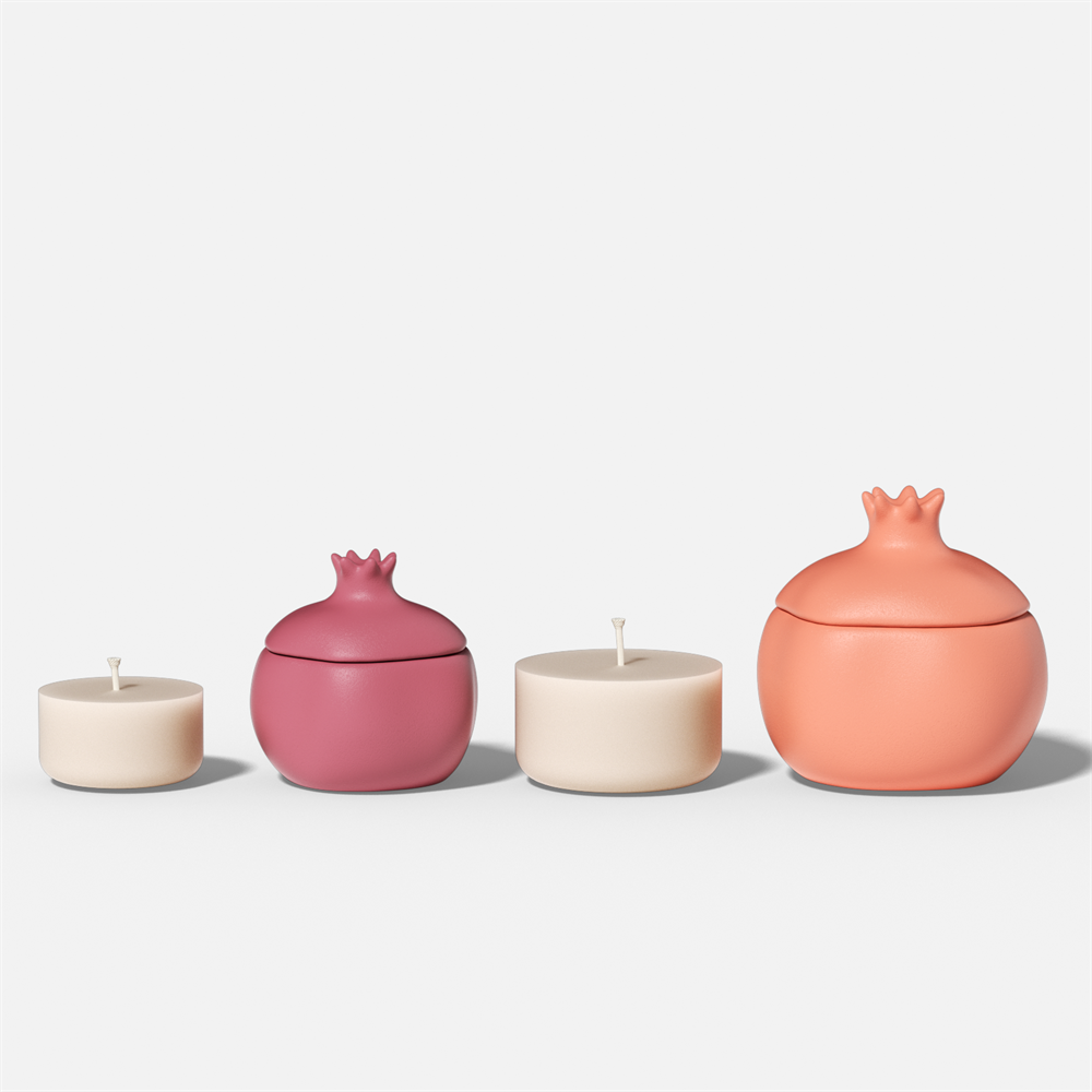 Nicole Granaatappel Beton Kaar - Candle Supplies Jars recensie en prijs