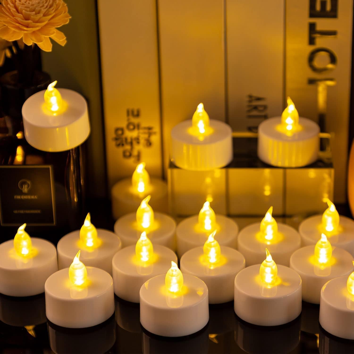 Op batterijen werkende vlamloz - Candle Quotes recensie en prijs