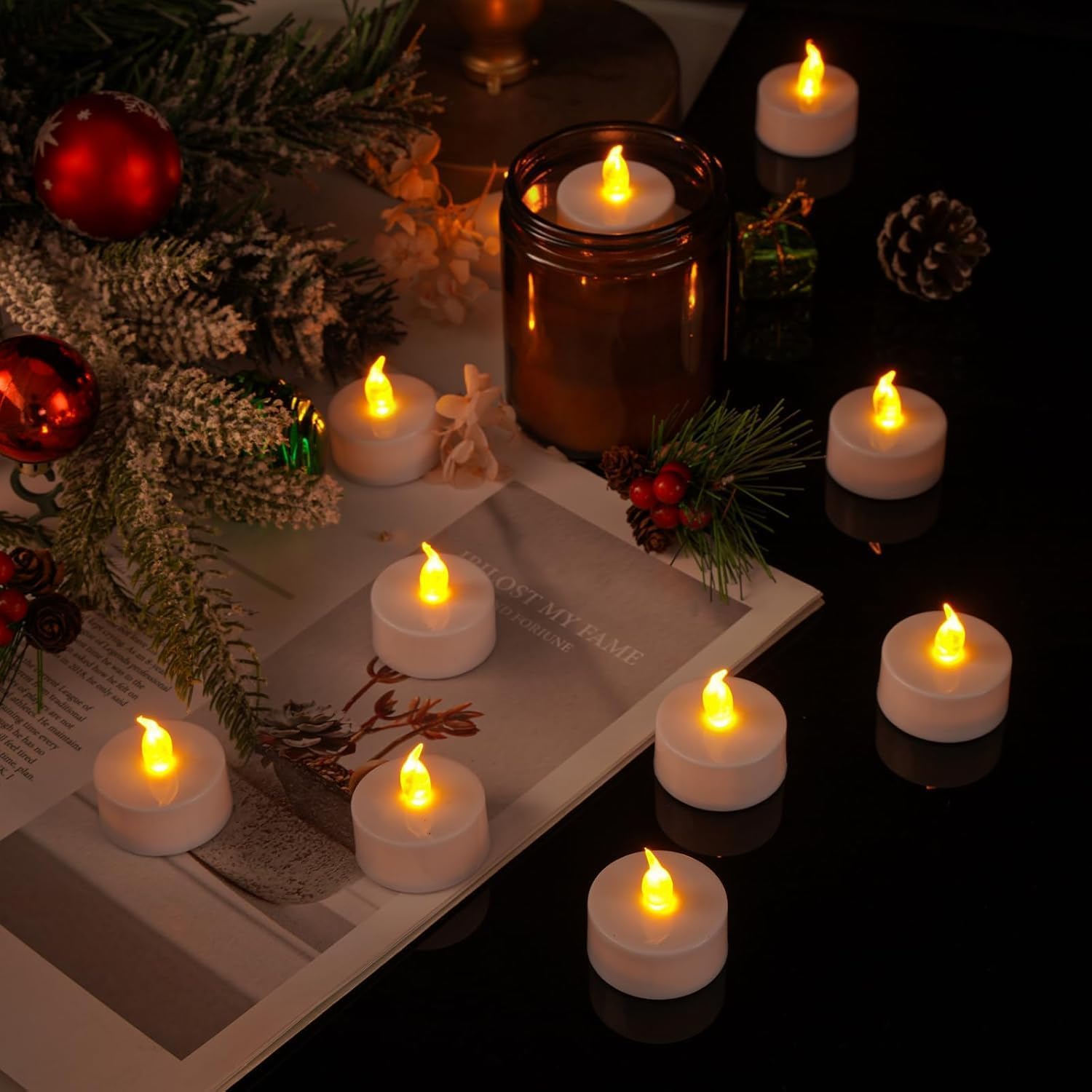 Op batterijen werkende vlamloz - Candle Quotes recensie en prijs