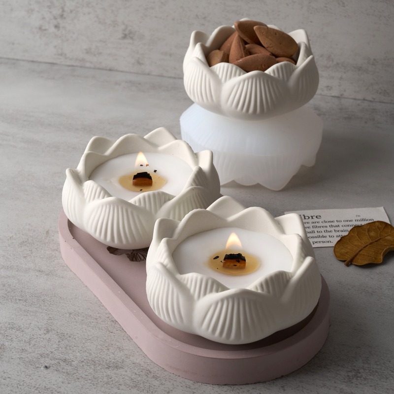 Lotus Kaarshouder Siliconen Ma - Candle Supplies Jars recensie en prijs