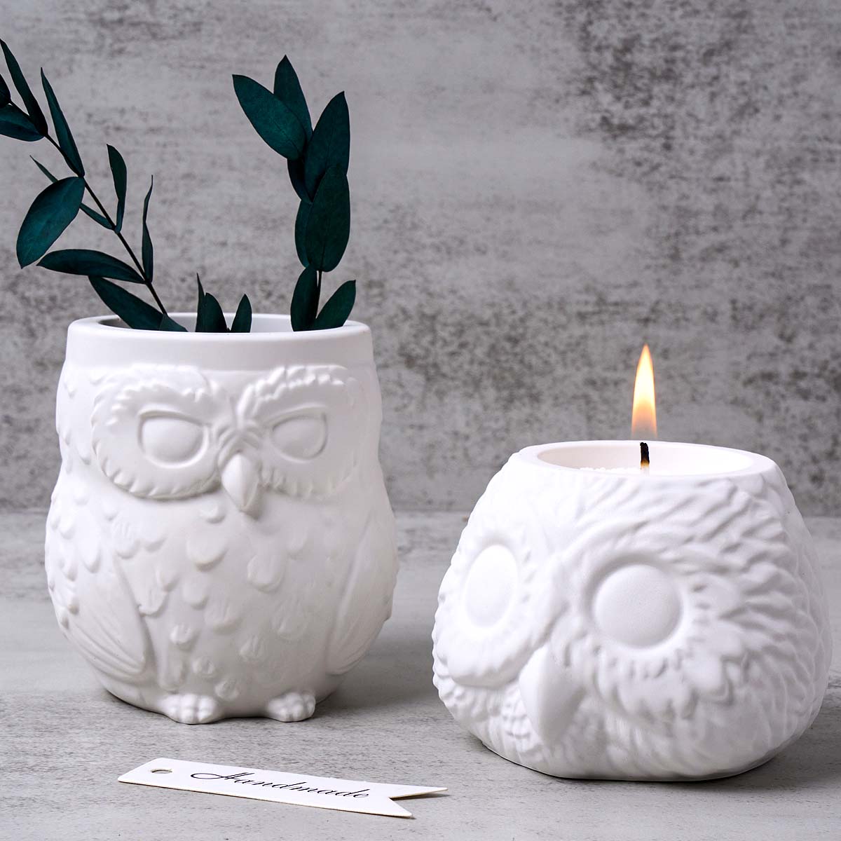 3D Uil Vorm Kaars Pot Silicone - Candle Supplies Jars recensie en prijs