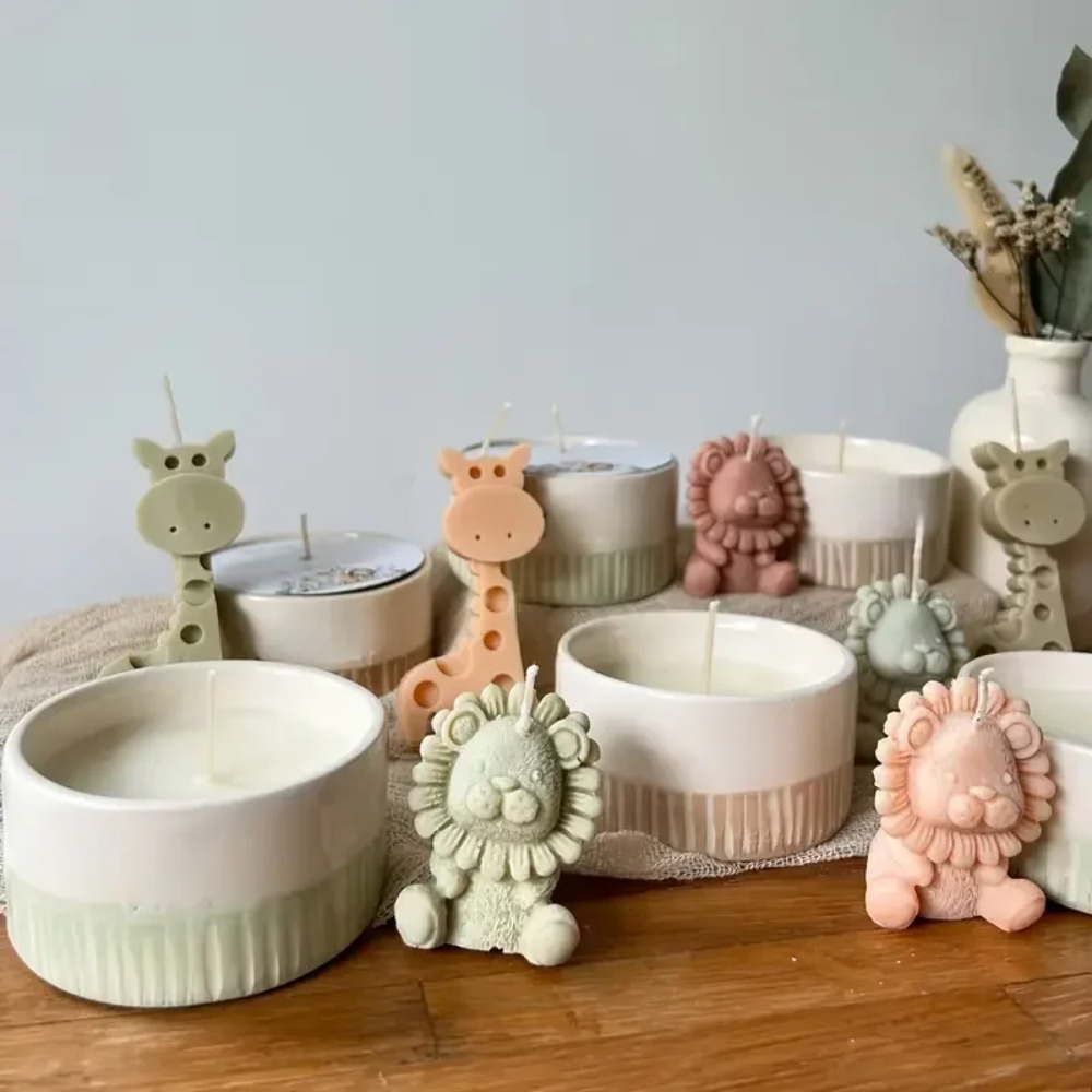 Leeuw en giraffe siliconen mal - Candle Fragrance Supplies recensie en prijs