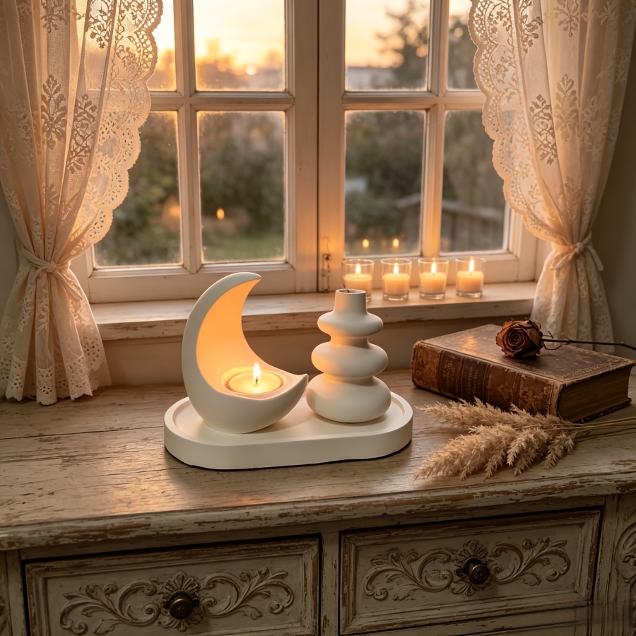 4-delige set inclusief maanvor - Candle Quotes recensie en prijs