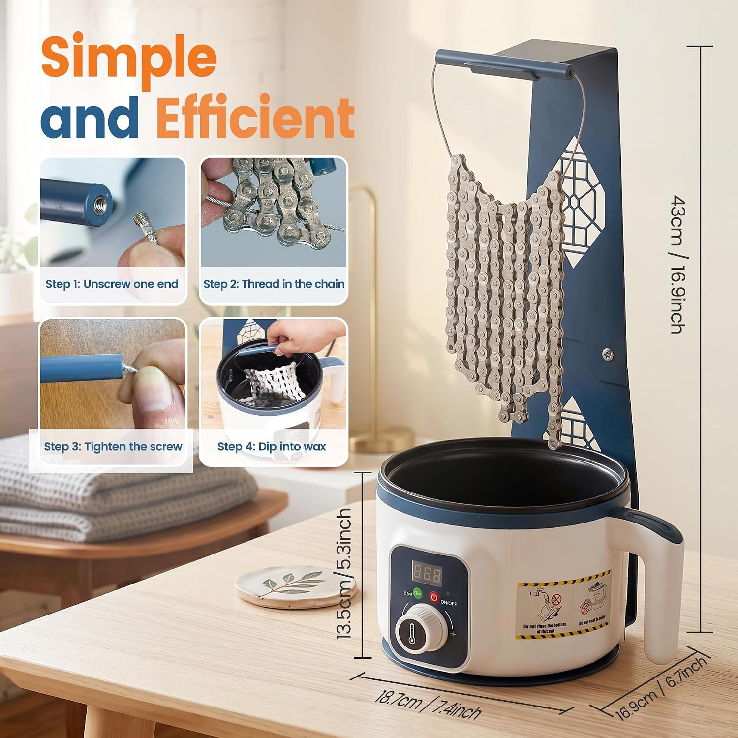 Fietskettingwas-smeltketel 150 - Wax Melting Pot recensie en prijs