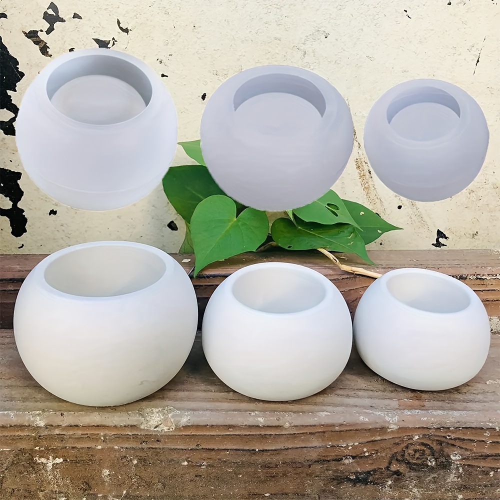 3pcs-Ronde Bloempot Siliconen  - Candle Supplies Jars recensie en prijs