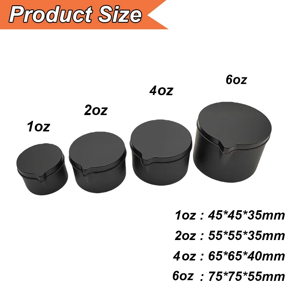 12 Stuks Zilver Zwart Metalen  - Candle Supplies Jars recensie en prijs
