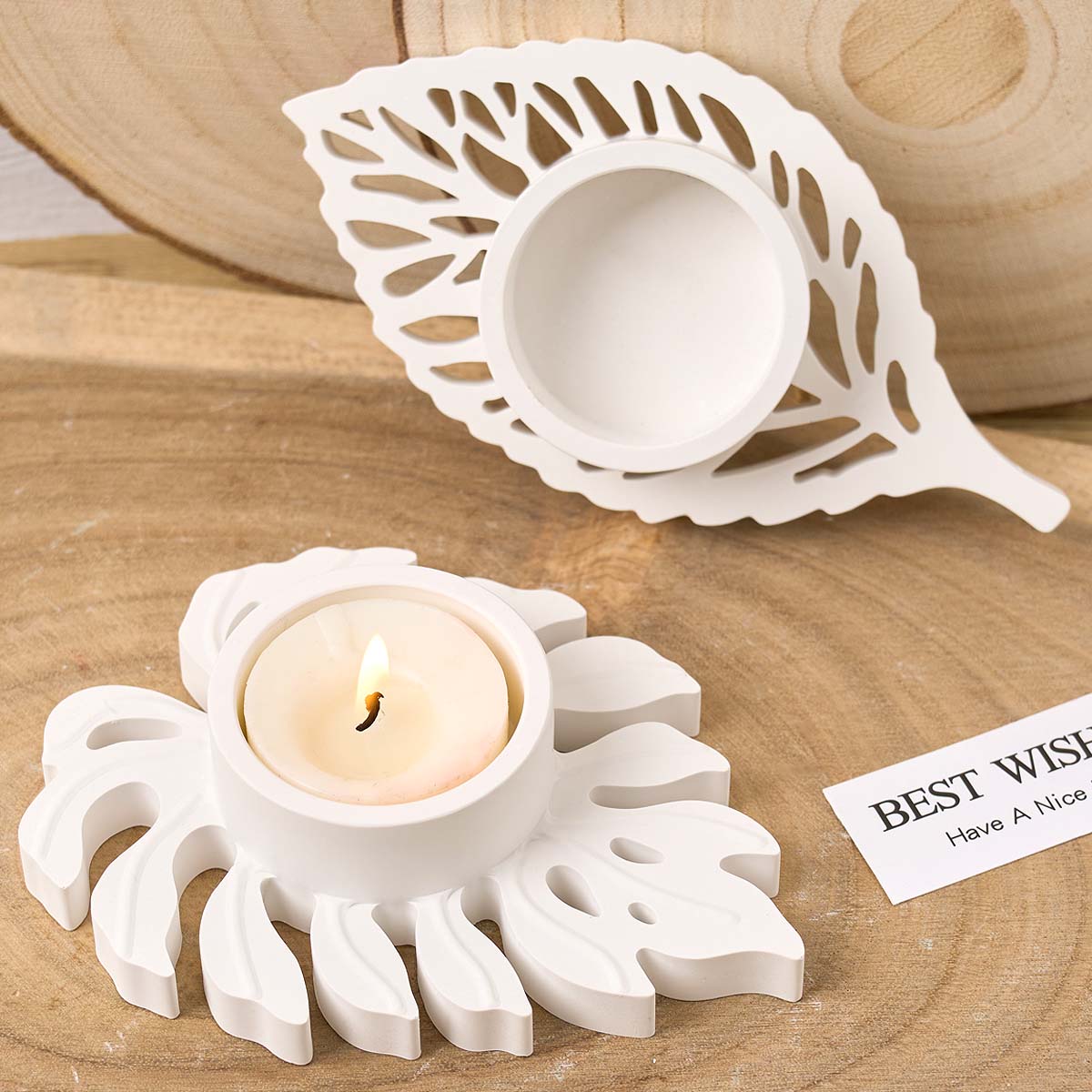 Bladeren Kandelaar Siliconen M - Candle Quotes recensie en prijs